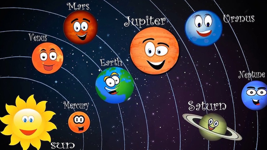 mars solar system song